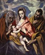 El Greco The Holy Family iwth St Anne China oil painting reproduction